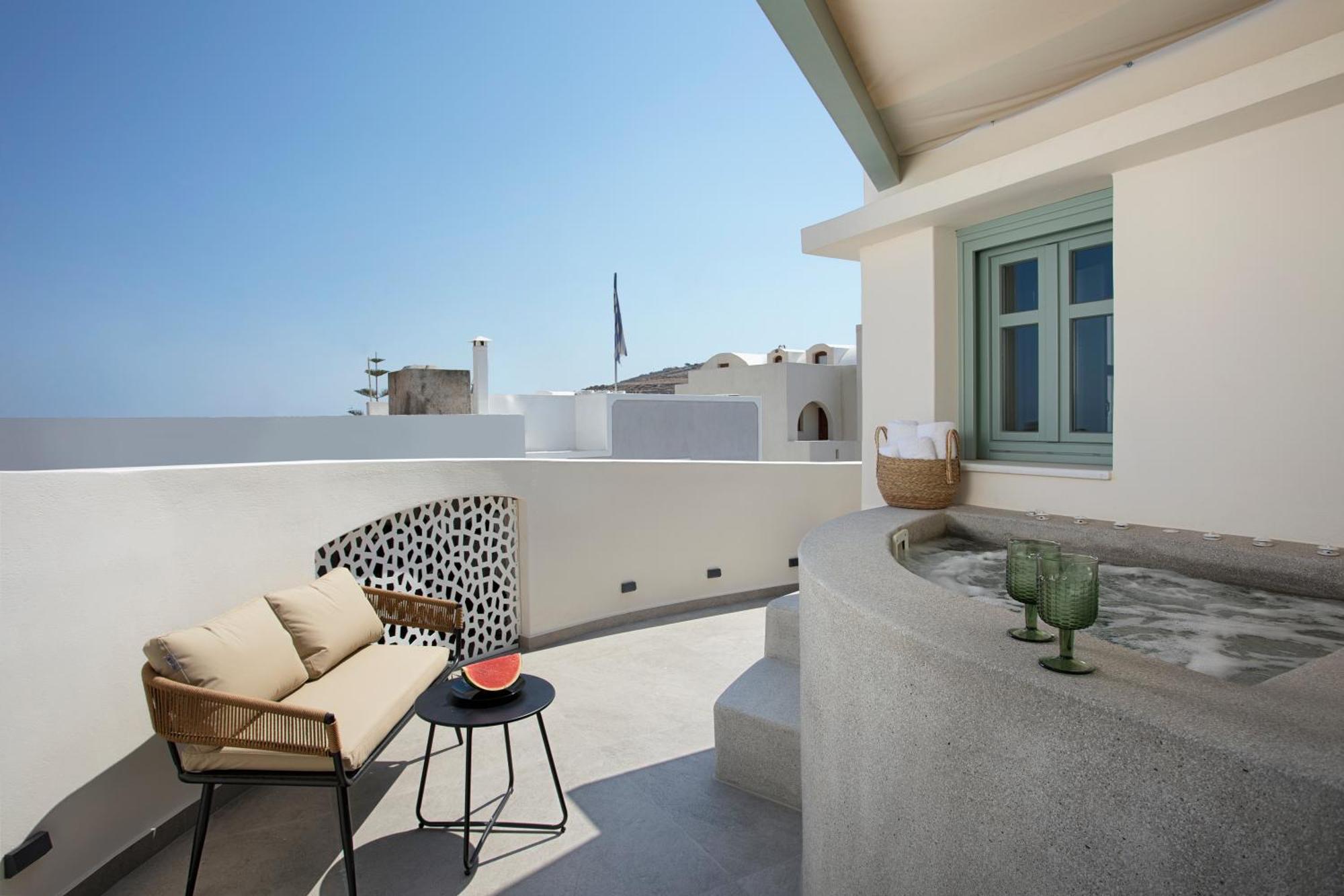 New Villa Katerina - 6 Villas & 6 Private Jacuzzi Emporio  エクステリア 写真