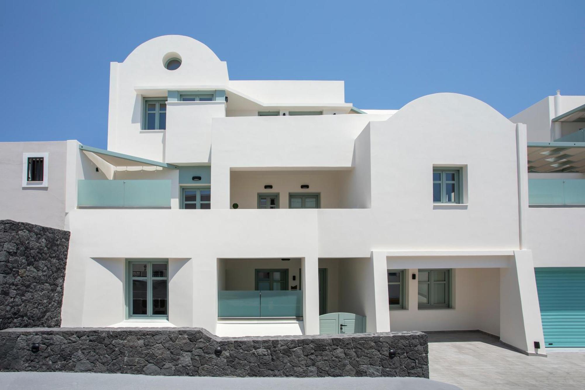 New Villa Katerina - 6 Villas & 6 Private Jacuzzi Emporio  エクステリア 写真